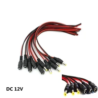 510 pairs dc 12v 5 5 x 2 1mm male female power connector cable plug adapter lighting transformers