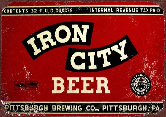 

Metal Tin Sign Iron City Beer Pub Home Vintage Retro Poster Cafe ART