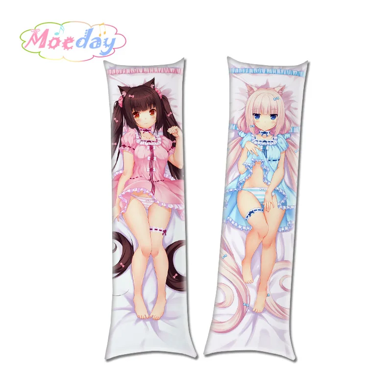 Лидер продаж! Наволочки NEKOPARA шоколадной и ванильной кошки для девушек|Наволочка|