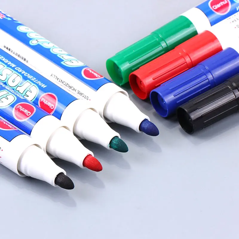 

40pcs extra large capacity erasable filled whiteboard pen office meeting water-based marker pen red blue black green optional