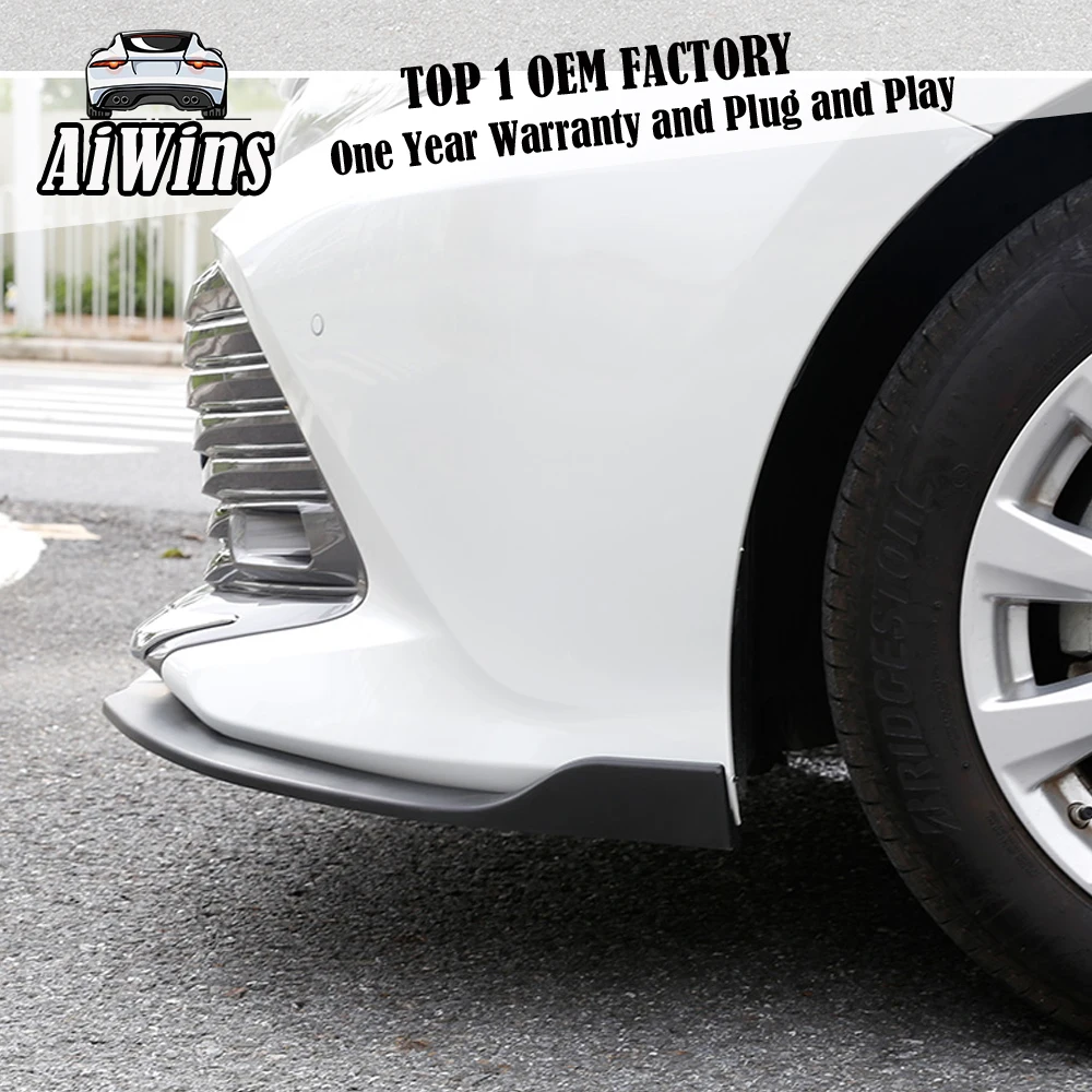 Aiwins автомобильный Стайлинг для Toyota Camry 2018 2019 передний бампер диффузор защитный