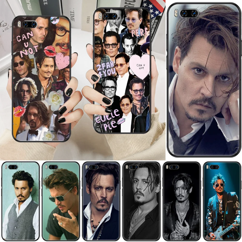 Чехол для телефона с изображением актера Джонни Depp Xiaomi Mi Max Note 3 A2 A3 8 9 9T 10 Lite Pro Ультрачерный силиконовый чехол