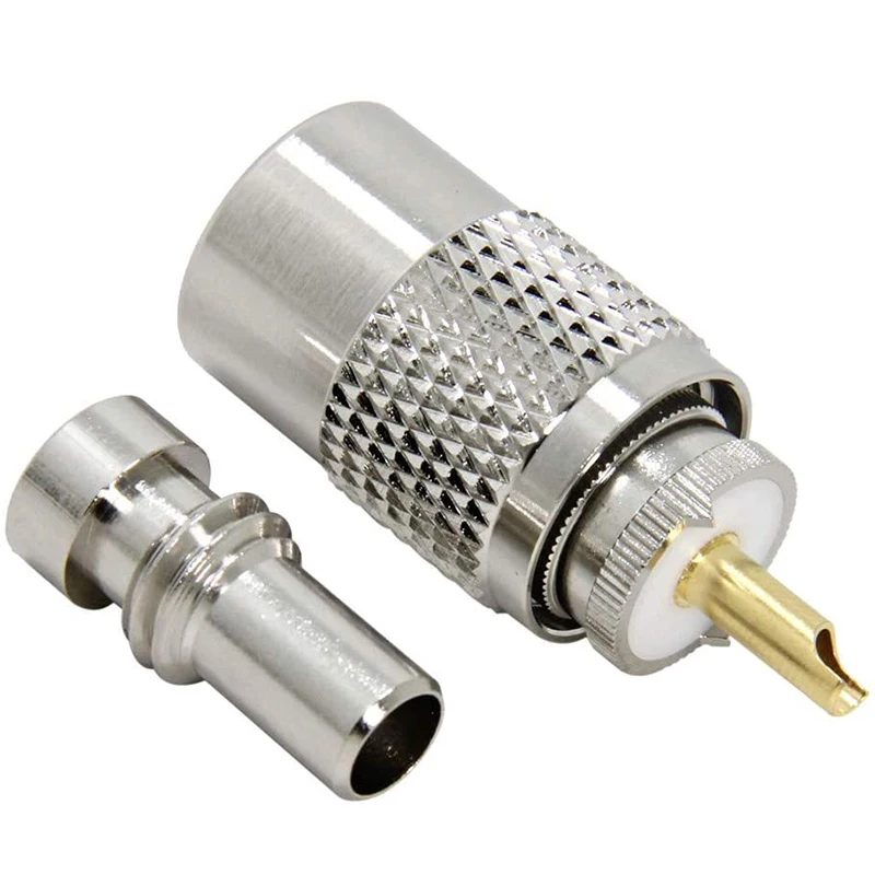 PL259 соединители 20 Pack UHF Штекерный соединитель припой Тип штепсельный редуктор для