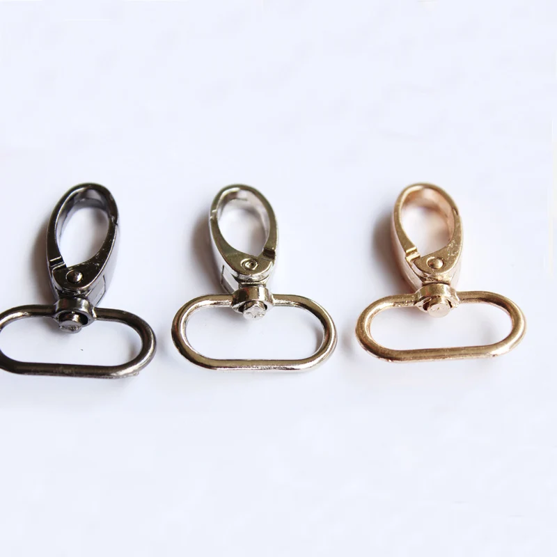 2 шт. металлический крючок с защелкой Вертлюг зажим для пусковой кнопки кожаного