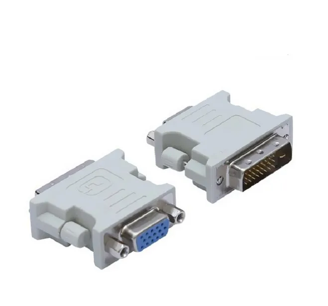 15 Pin DVI-D Женский адаптер 24 + 1 pin мониторы видео конвертер для мужчин в VGA Новый