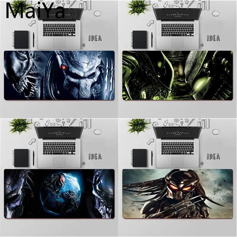 

Maiya Top Quality Alien Vs Predator Rubber PC Computer Gaming mousepad Free Shipping Large Mouse Pad Keyboards Mat