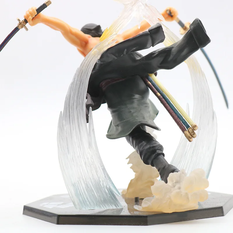 

18cm Roronoa Zoro Action Figure Anime Statue One Piece Figurine Two Head Roronoa Zoro Model Toys Figures Collection PVC Gifts