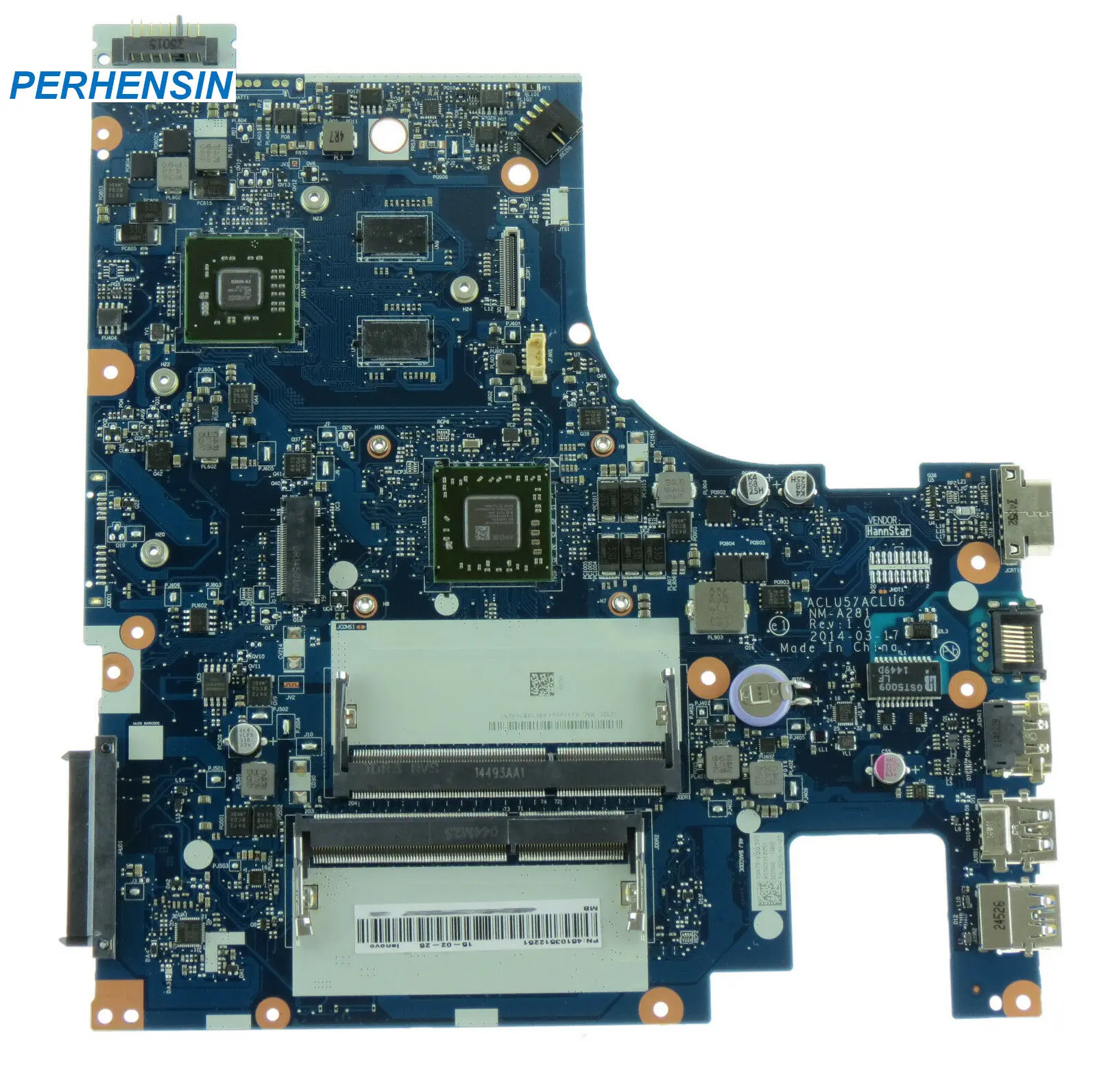 

FOR Lenovo G50-45 Mainboard Motherboard NM-A281 QC-4000 Radeon R5 M230 2GB VRAM 5B20H55147