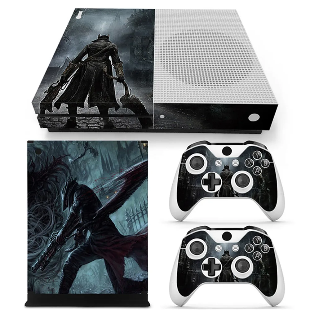 Free Drop Shipping Decal Cover for Xbox One S Console Vinyl Skin 2 Controller Stickers | Электроника