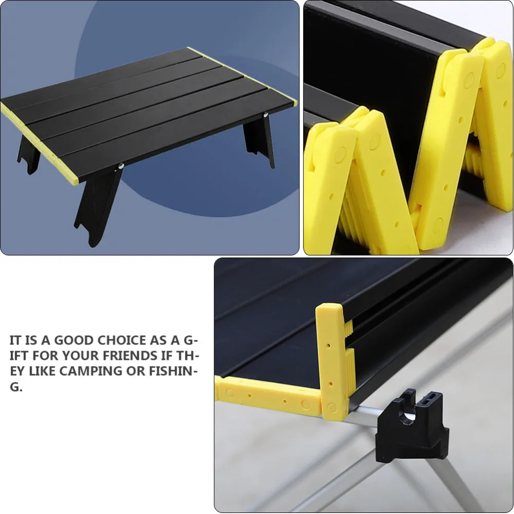 

1pc Picnic Desk Folding Table Portable Camping Table Barbecue Desk for Outdoor