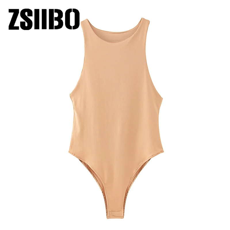 Женский цельный комбинезон на бретелях |