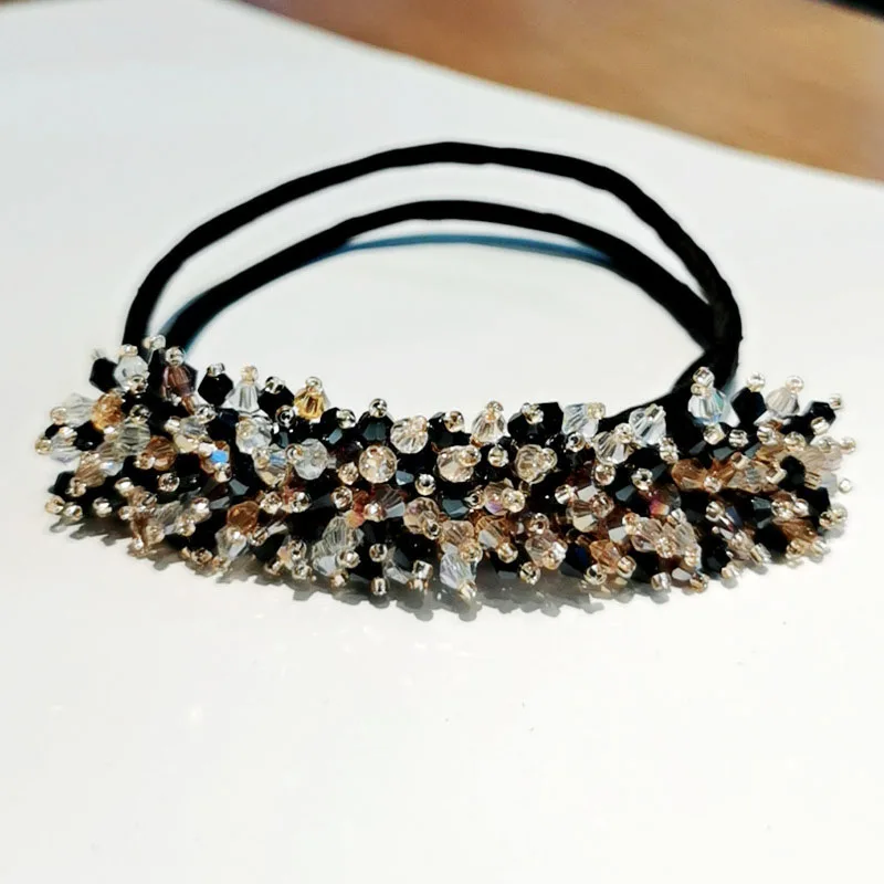 

Wedding Bridal Rhinestone Pearl Flower Clear Crystal Handmade Maruko Hair Pins Clips Bridesmaid Hairwear Jewelry Hair Accessory