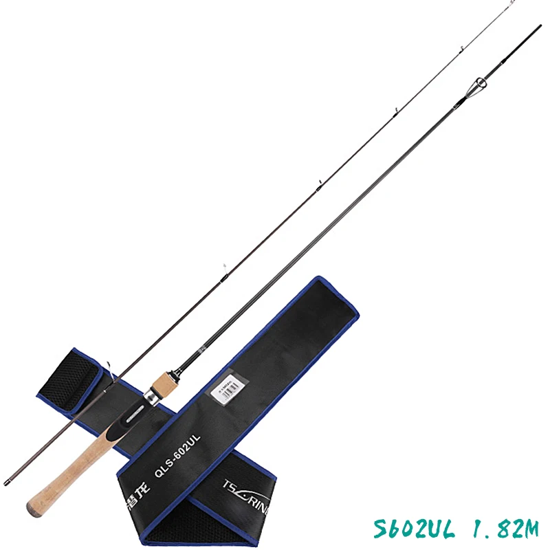 

TSURINOYA DRAGON BAIT FINESSE TROUT Spinning Casting Fishing Rod 1.52/1.82m 2pcs UL Power Lure WT 1-8g Line 1-8lb Freshwater Rod