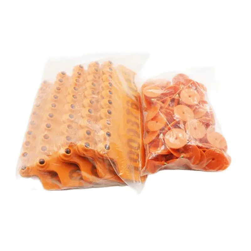 

Farm Livestock Oversized Cattle Ear Tag Signs Anti-shedding Cow Ear Tags Typing Copper Head Earrings Animal Identification Card