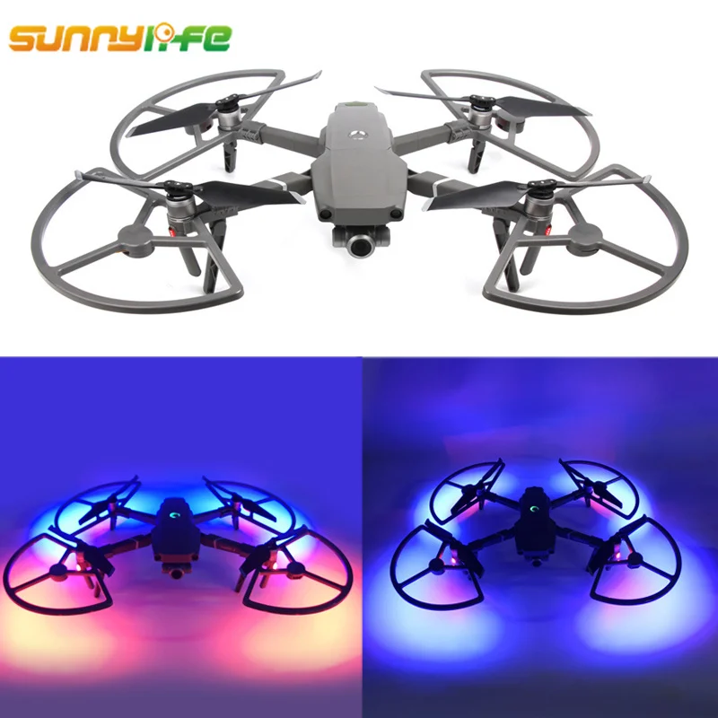 Для DJI MAVIC 2 PRO Аксессуары 8743F светодиодный защитный пропеллер реквизит протектор +