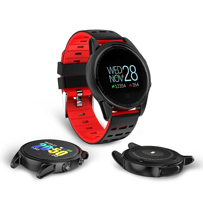 

Умные часы R13 с цветным экраном, спортивные часы с Bluetooth, умный Браслет, фитнес-браслет с измерением артериального давления, Пульсометром