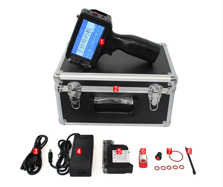 

Coding QR code 2D barcode expiry date multi-languages inkjet coder thermal tij plastic bag marking printing machine