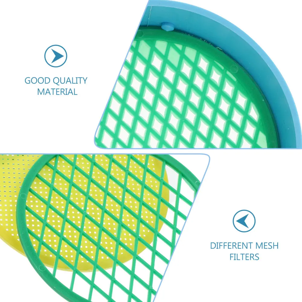 

4pcs Colorful Sand Sieves Sand Sifter Sand Strainer Toys for Beaches