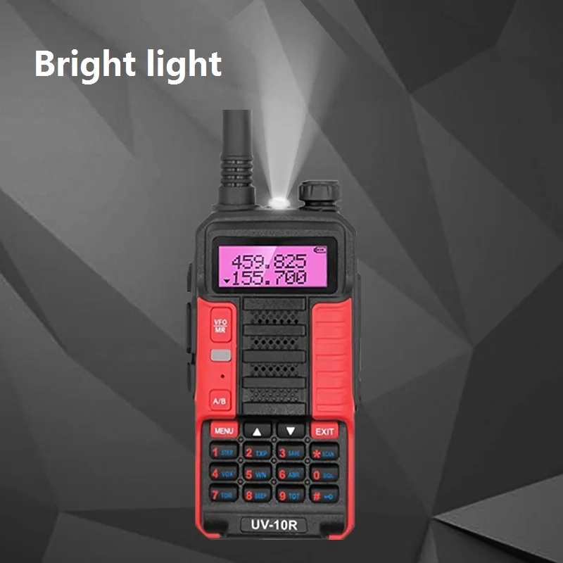 Baofeng 100% оригинальная рация 10 Вт VHF UHF Ham любительская радиостанция CB обновленная