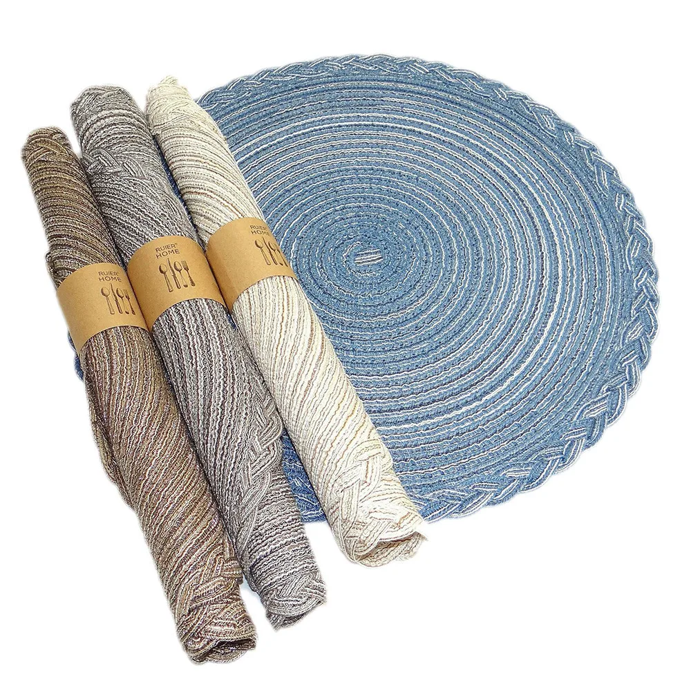 Все виды 4 шт. Настольный коврик из полипропилена для плетеной машины