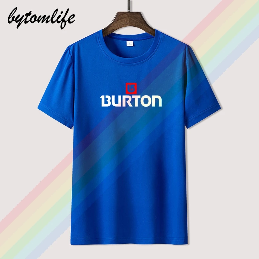 Burton стрелка логотип сноуборды летняя футболка с принтом Одежда популярная