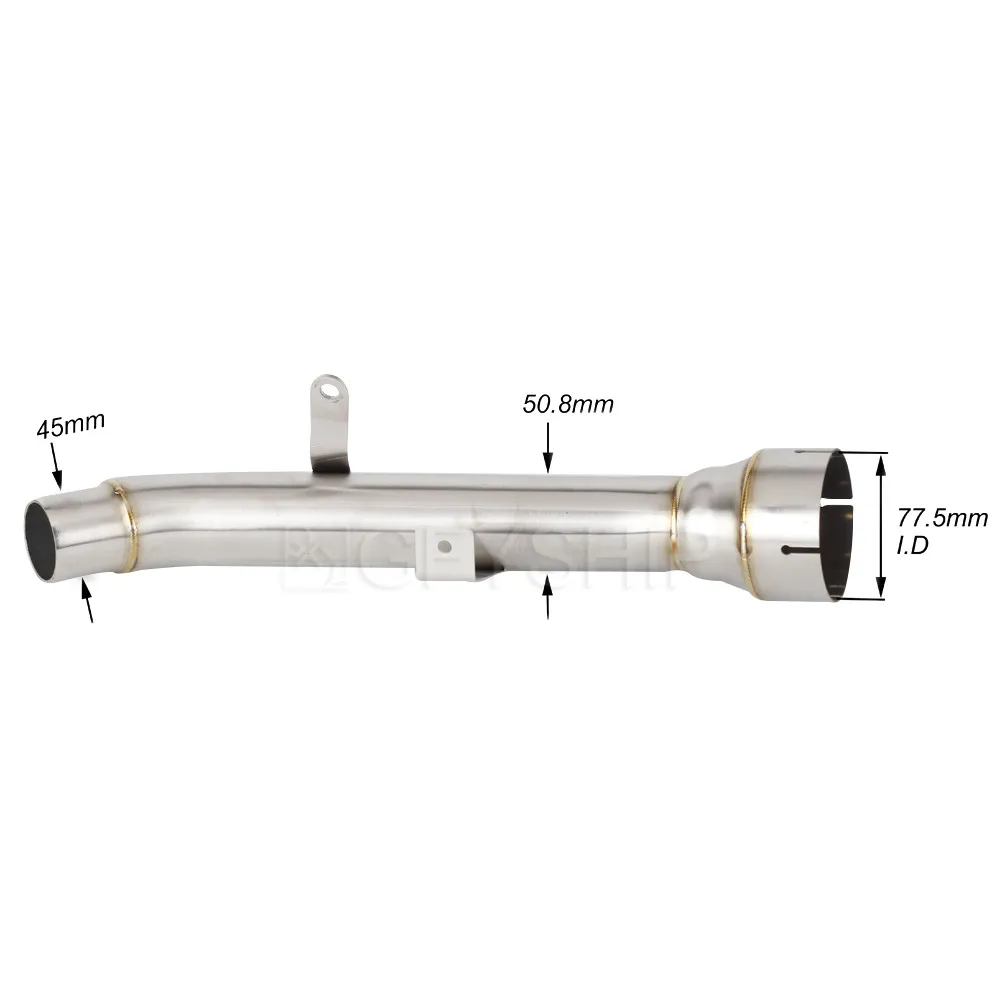 

Motorcycle For Suzuki KATANA 1000 2019 2020 GSXS1000 / F 2015 - 2020 GSX S1000 Escape Decat Pipe Exhaust Catalyst Delete Pipe