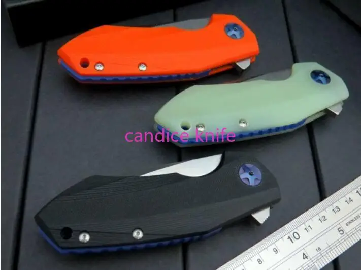 Складной нож ZT 0456 ZT0456 лезвие 9cr18mov рукоятка G10 3 цвета шариковый подшипник