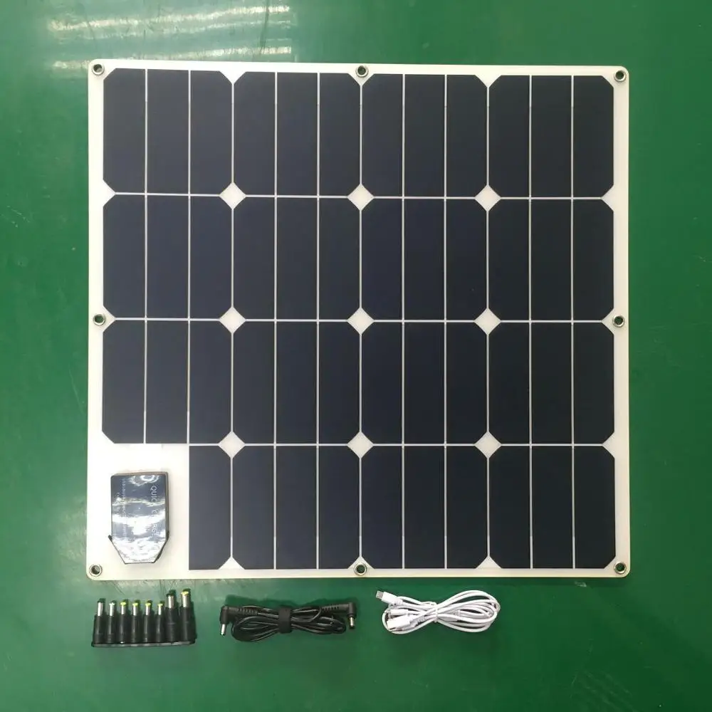 Солнечная панель сверх Быстрая зарядка 50 Вт зарядное устройство с двойным USB 5 V/9V3A