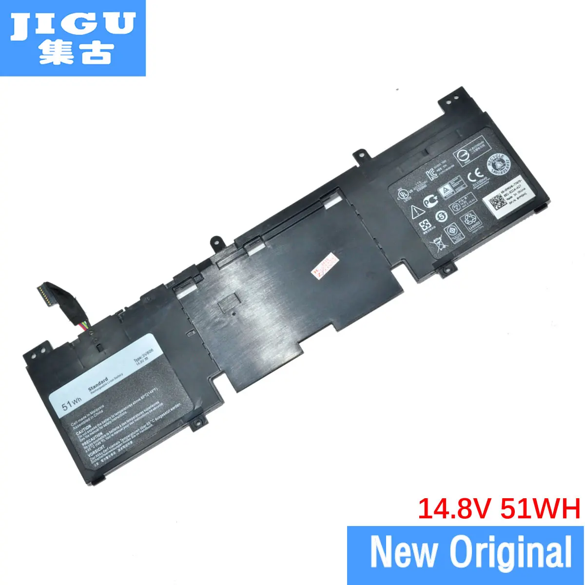 JIGU 14 8 V 51WH Оригинальный аккумулятор для ноутбука 3V806 DELL Alienware 13 ECHO QHD серии ALW13ED 1808