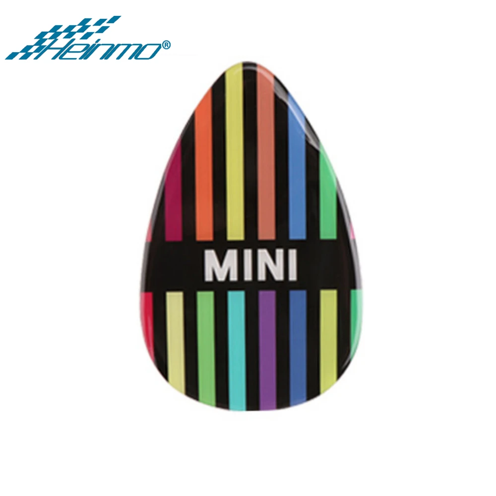 Rainbow Для MINI Cooper F56 F55 F57 автомобиль кондиционер вентиляционное отверстие крышка наклейка на жилье для MINI Cooper F60 F54 украшения Аксессуары - Название цвета: Rainbow