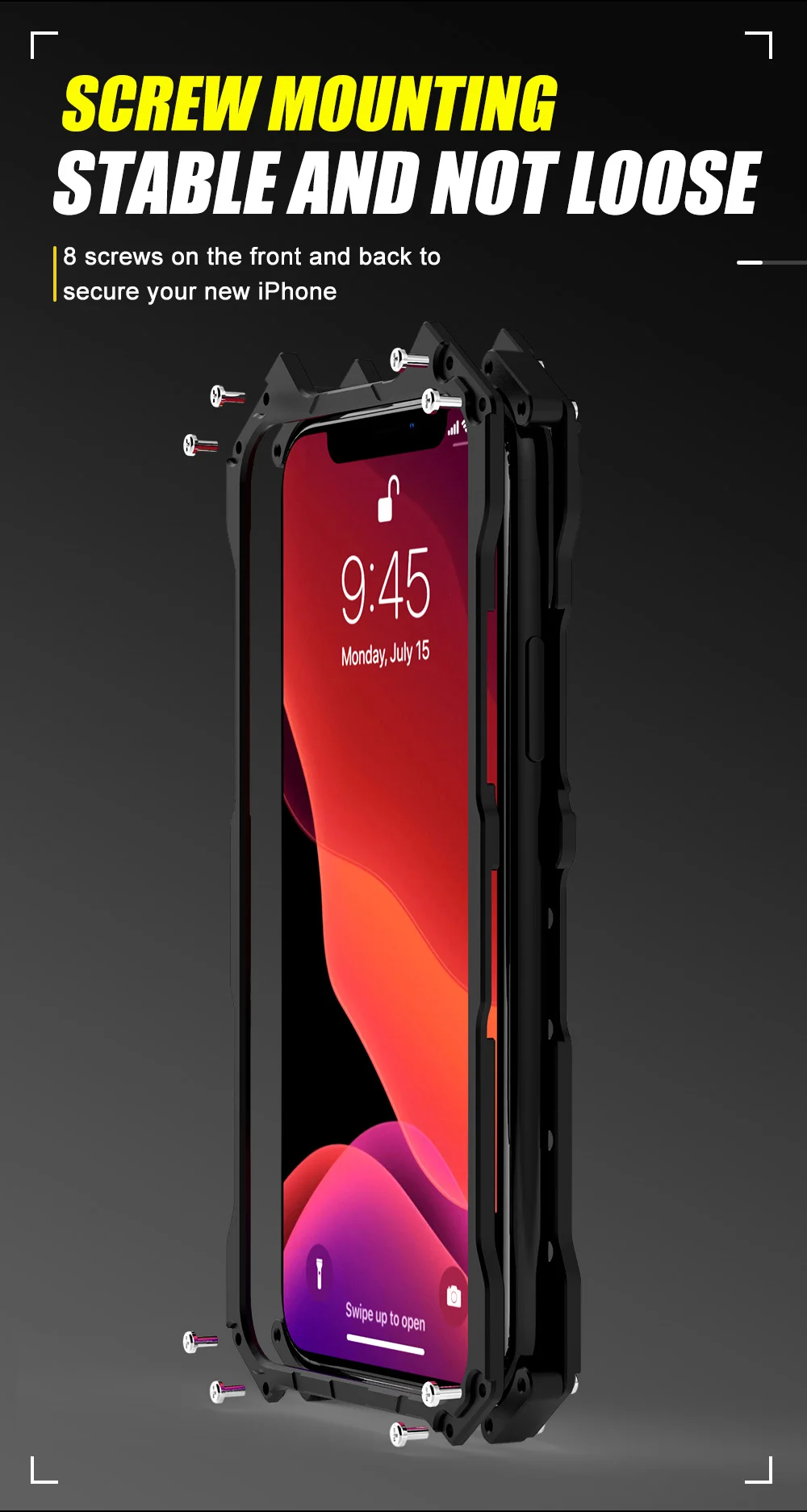 Для iPhone 11 PRO X XR XS MAX чехол металлический Алюминиевый противоударный чехол для телефона с головой скелета для iPhone 5 se 6s 7 8 Plus