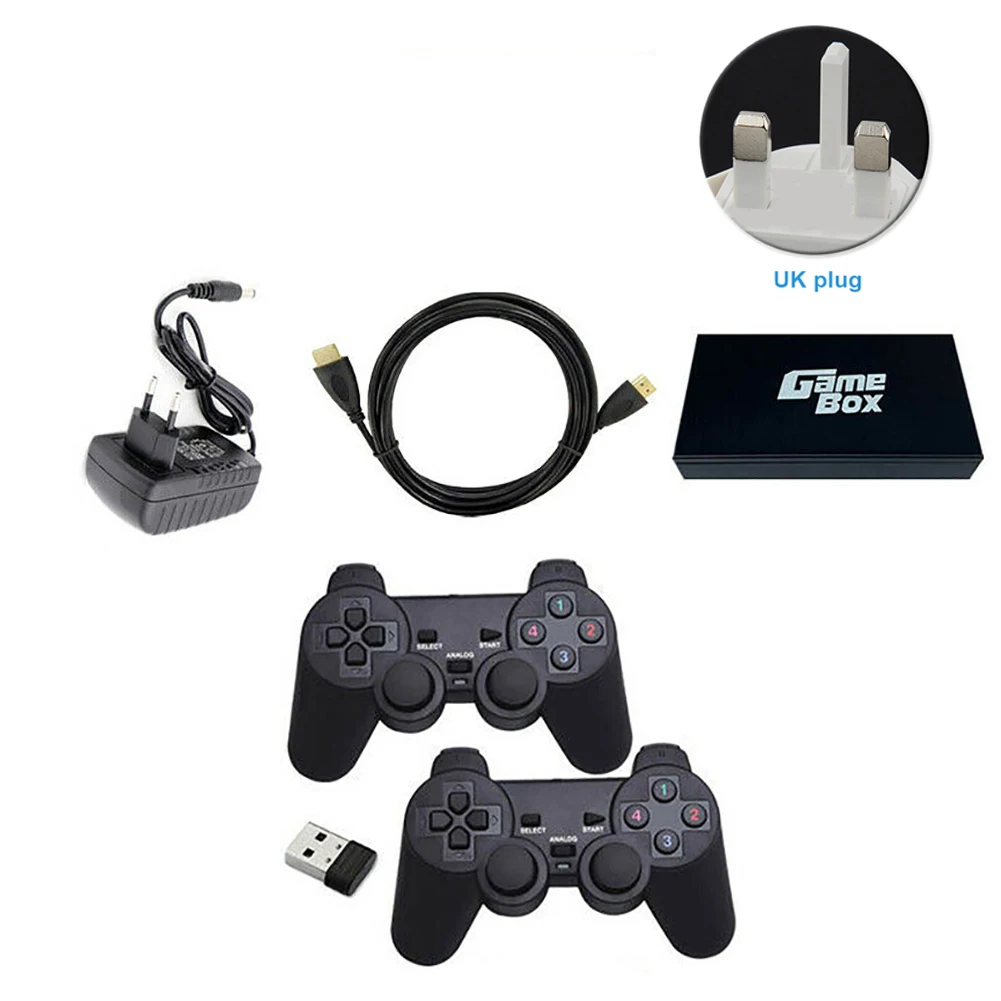 Игровые приставки для детей развлечения 3D беспроводной проводной HD контроллер