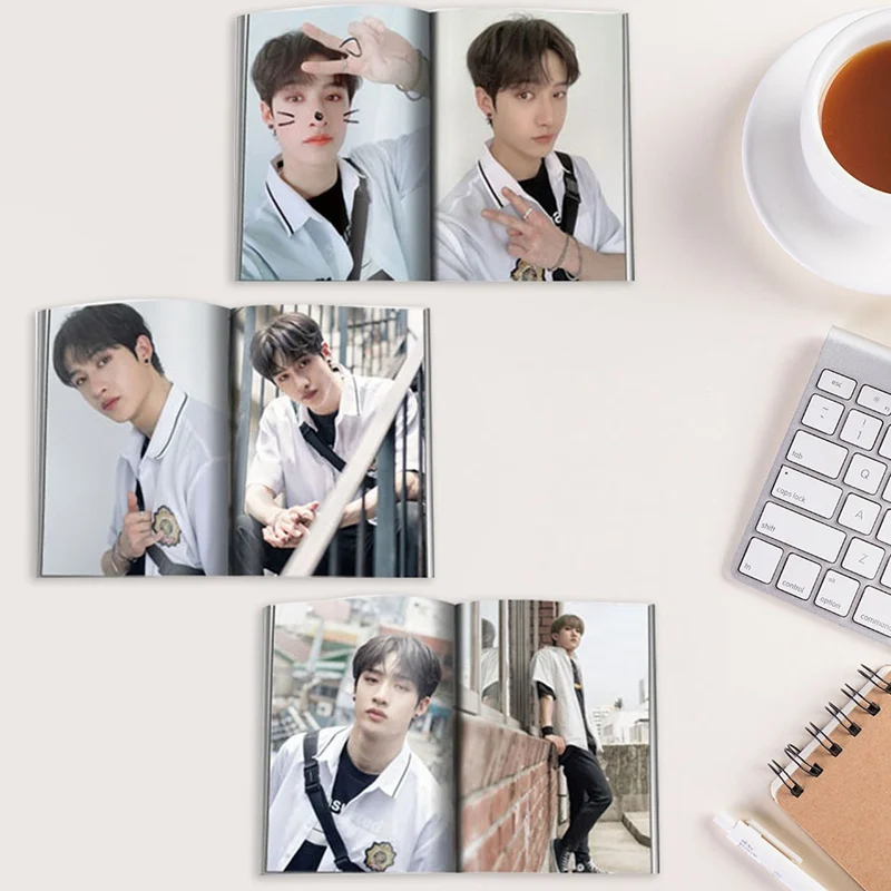 KPOP Stray Kids 1 й альбом GO LIVE Mini Photobook K pop StrayKids Мини Фотоальбом мини книга Фотокарта
