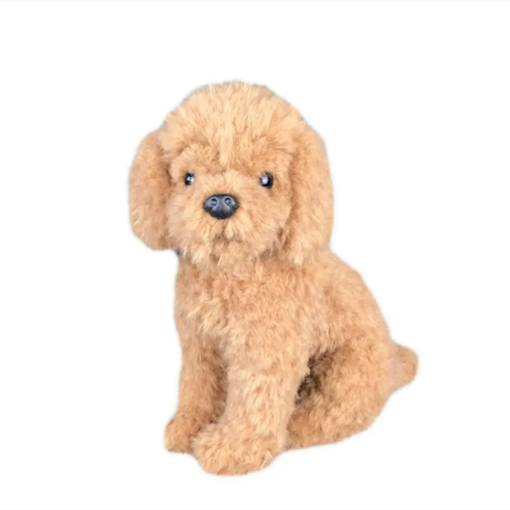 

Realistic Poodle Dog Puppy Animal Soft Stuffed Doll Sofa Couch Decor Kids Toy