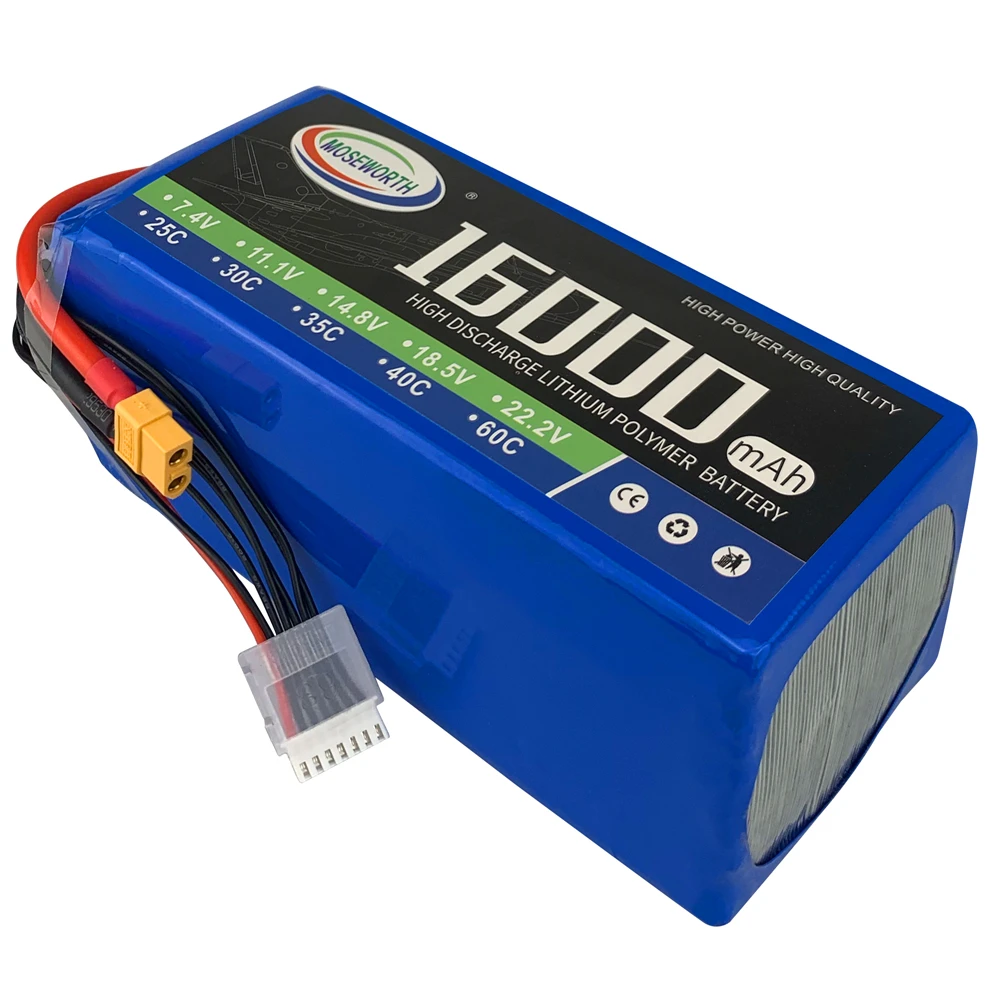 5S 18 5 V 16000 мА/ч 25C MOSWORTH для дистанционно управляемого летательного аппарата LiPo