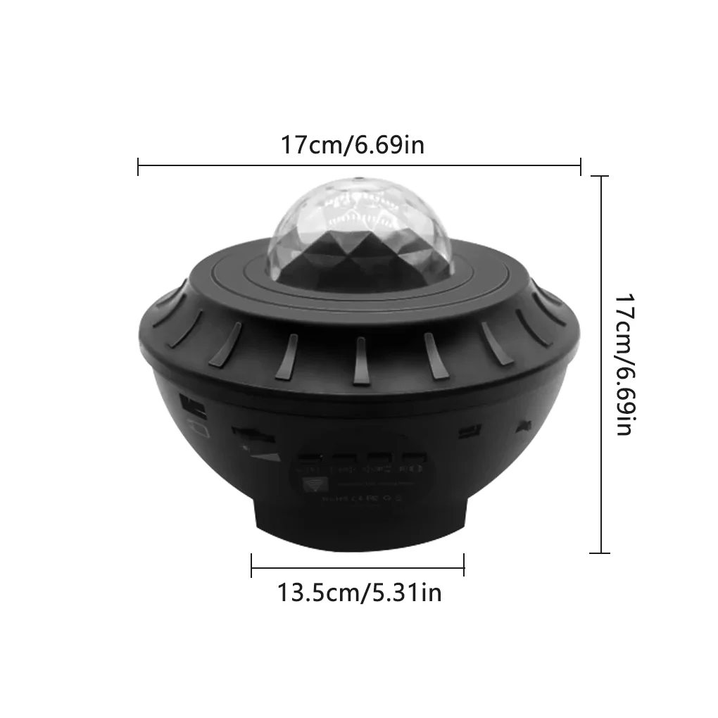 

LED Star Projector Night Light Galaxy Starry Night Lamp Ocean Wave Projector With Music Bluetooth Speaker Remote Control Light