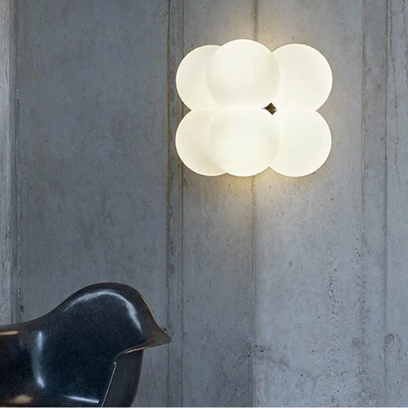 

Nordic Acrylic Lamp Cloud Art Chandelier Ball Lamp Dining Room Lamp Living Room Master Bedroom Study LED Lamp Ceiling Lamp