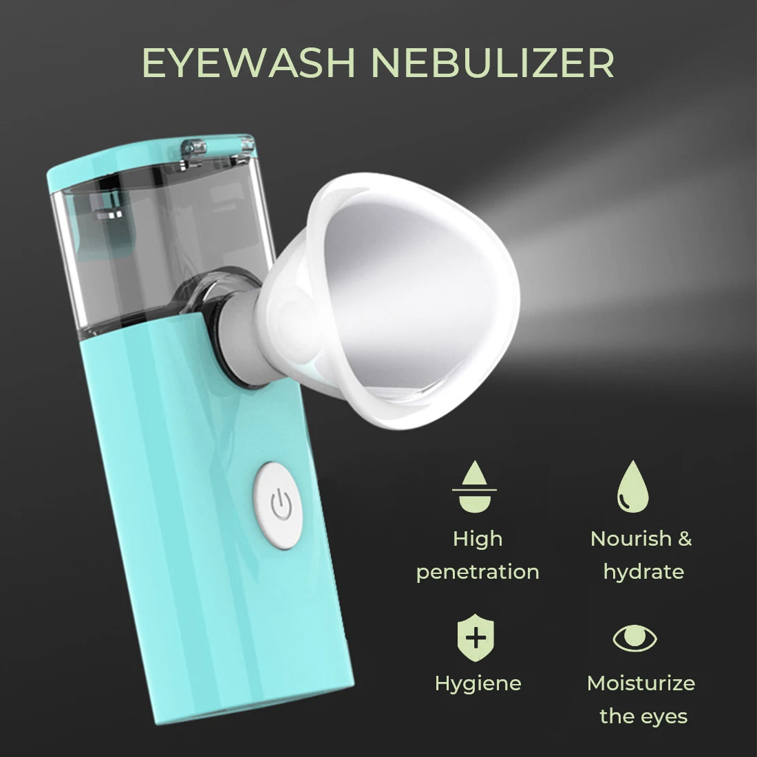 

Newly eye moisturizing device eye facial moisturizing spray nano eye drops atomized eye care moisturizing cleansing device