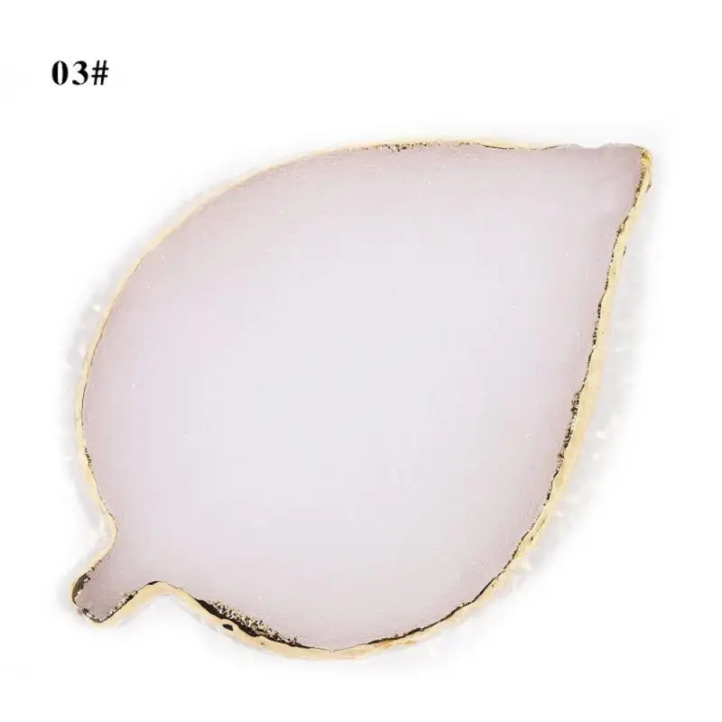 1 шт. Натуральный Камень Смола ногтей Цвет Краски палитра держатель для Палитра