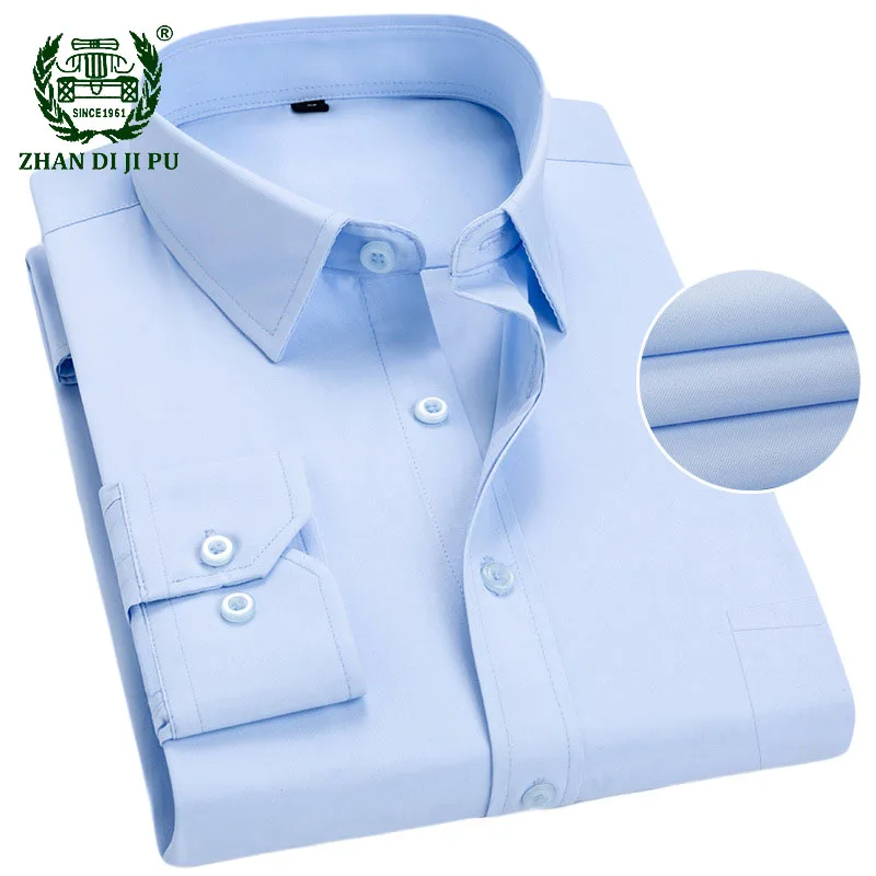 

Рубашка мужская классическая с длинным рукавом, приталенная деловая, повседневная, большие размеры 5XL 6XL 7XL, лето 2020