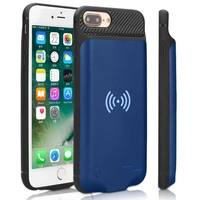 3800 mah for iphone 6 6s 7 8 battery charger case wireless charging audio output soft silicone portable power bank
