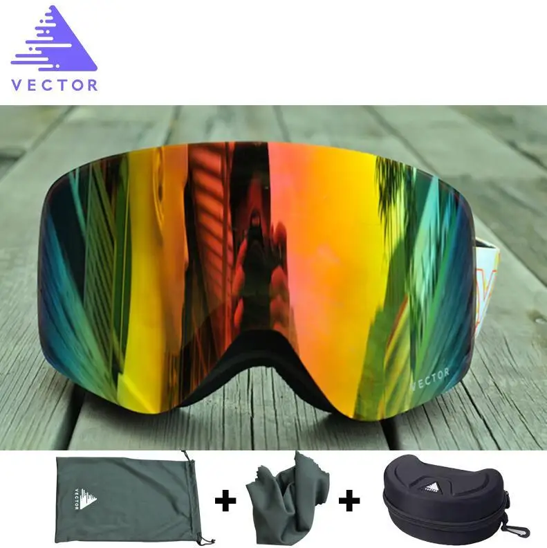 Лыжные очки OTG UV400 для мужчин и женщин Противотуманные Солнцезащитные скейтборда