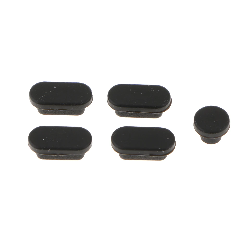 5 шт./компл. Защитная крышка для USB портов с защитой от пыли и заглушкой MacBook