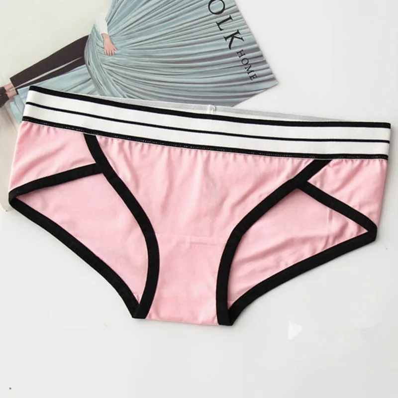 Трусики женские хлопчатобумажные эластичные натурального цвета|Женские