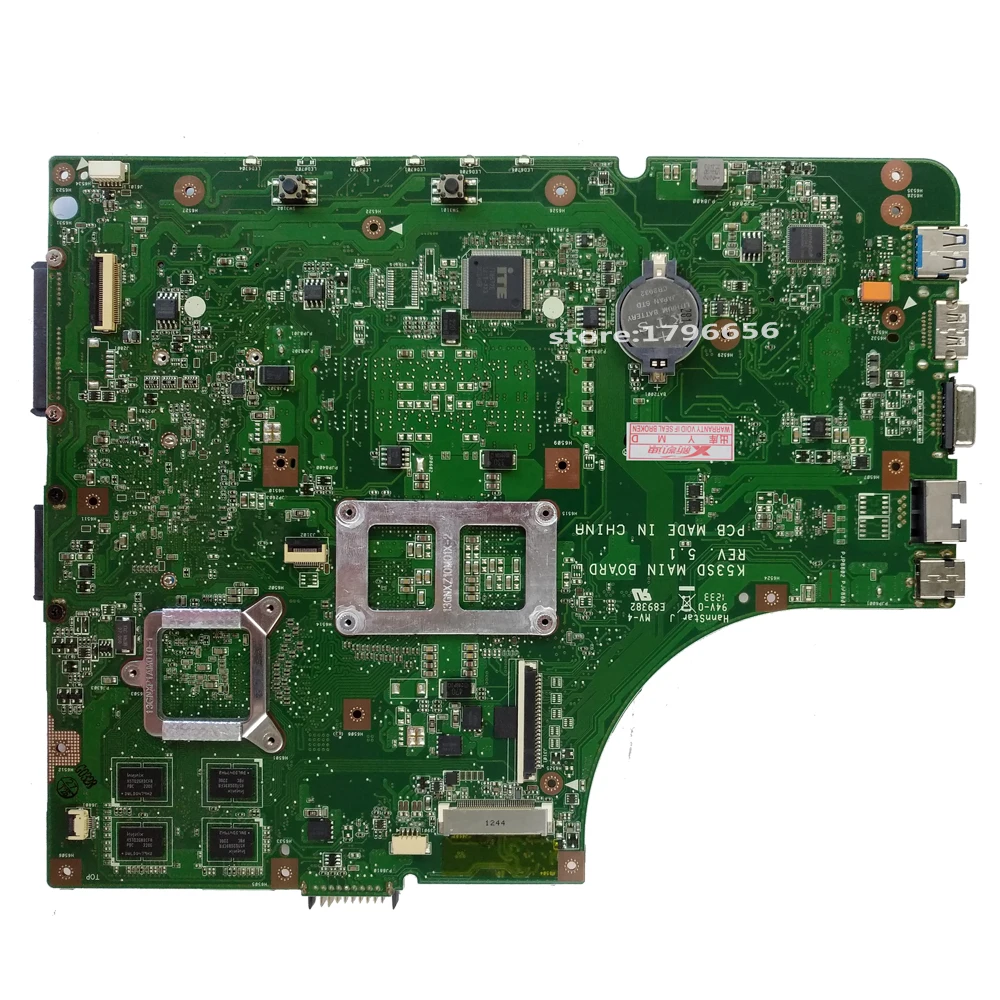 K53SD материнская плата для ноутбука Asus K53SD K53S A53S X53S материнская плата для ноутбука REV 5,1 Материнская плата ноутбука GT610M-2G HM65