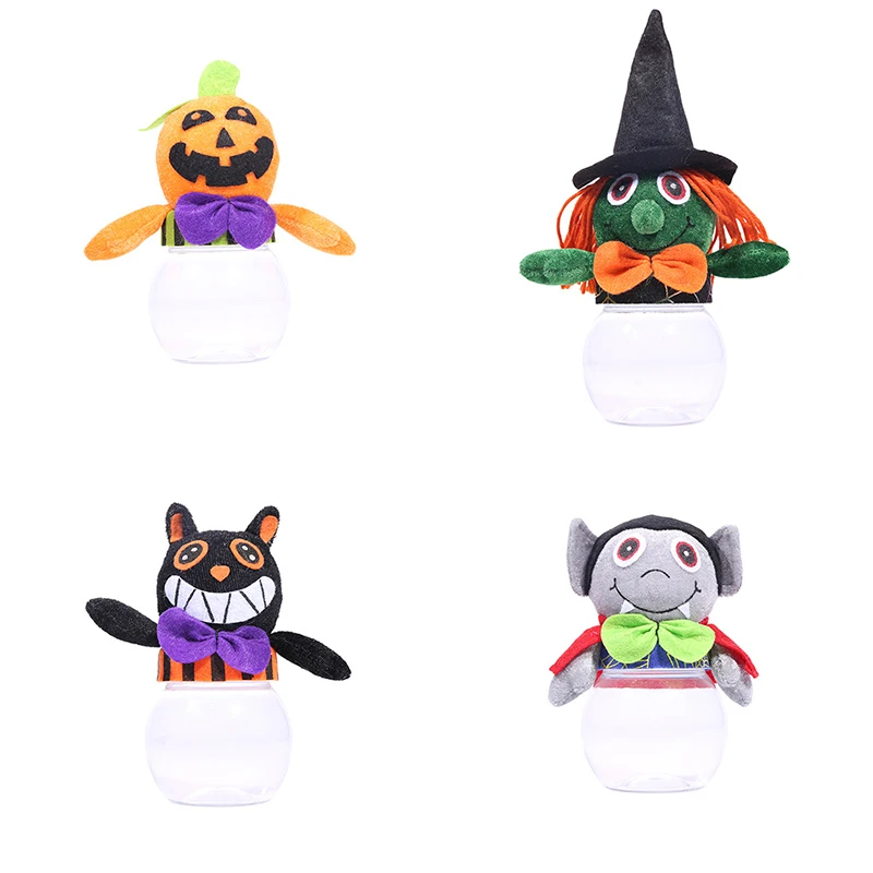 1 шт. креативный портативный трюк на Хэллоуин или прозрачная конфета банки тыква