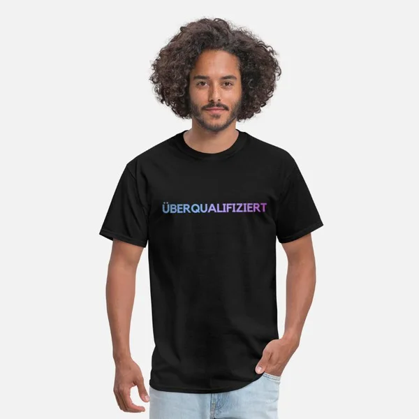 

Overqualified Funny Funny cool Men's T-Shirt