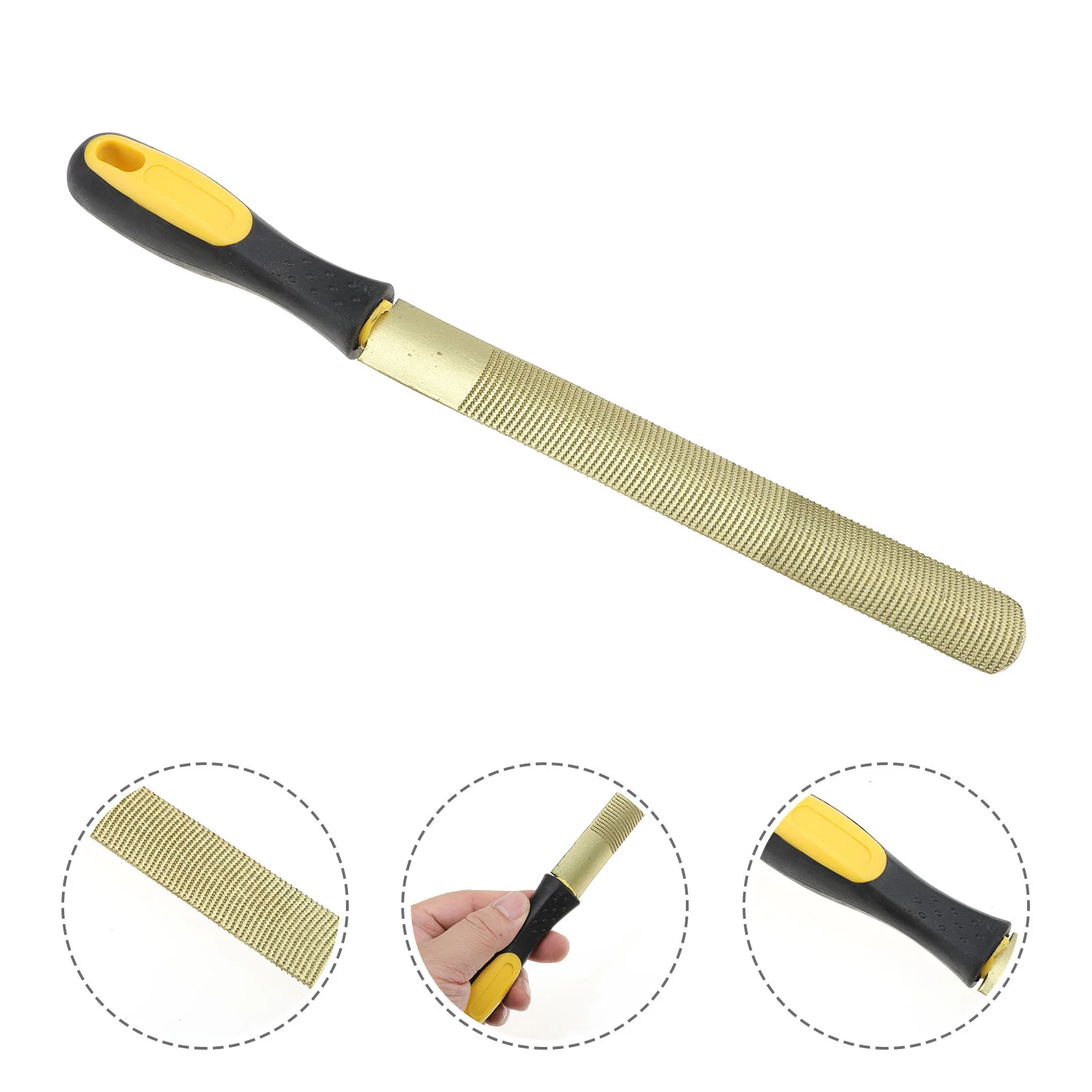 

Flat Polishing File Tool High Carbon Steel Woodworking File Handle File