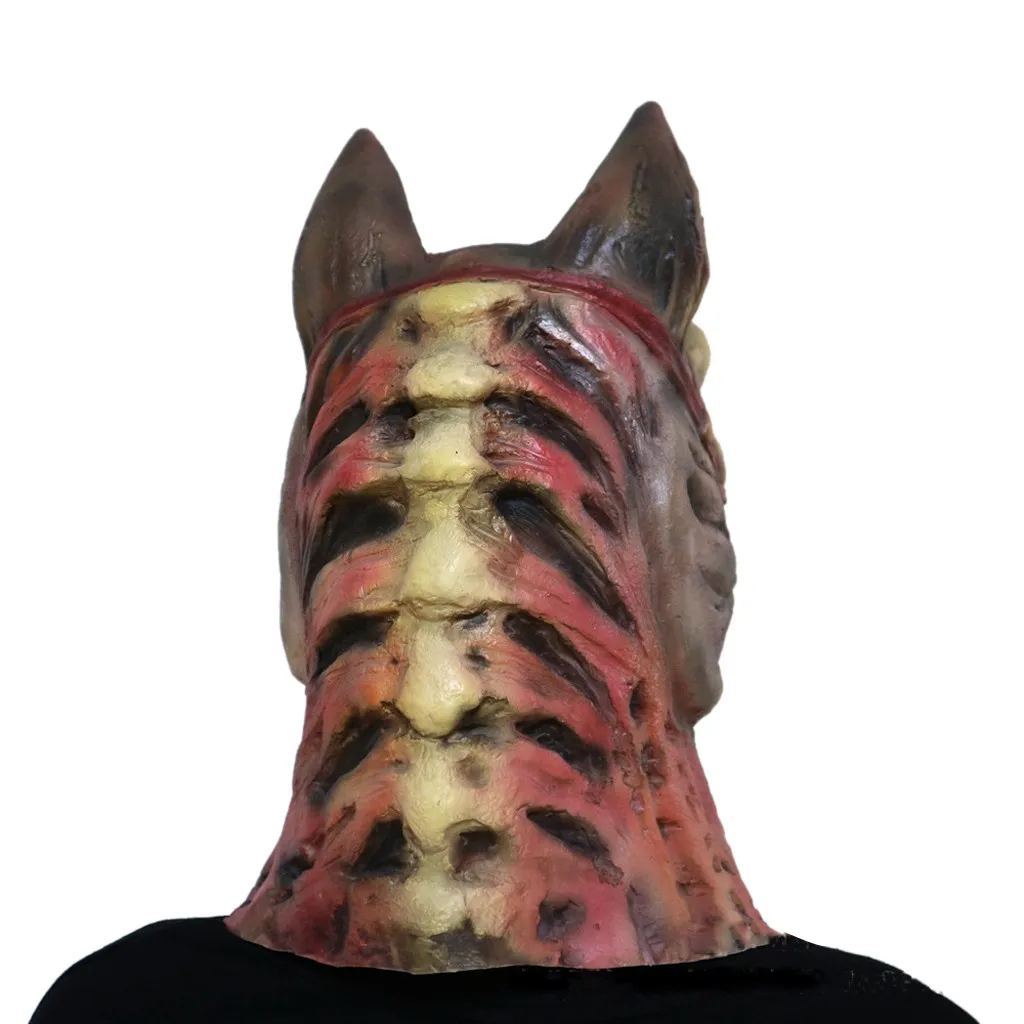 2019 латексная Реалистичная маска на Хэллоуин Череп голова лошади стильная