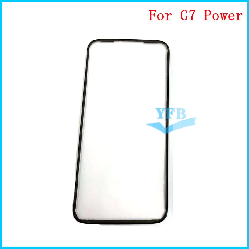 Black Side Frame Для Motorola Moto G7 power XT1955 lcd металлическая пластина боковая рамка средняя рамка Передняя рамка полный корпус части - Цвет: Black Side Frame
